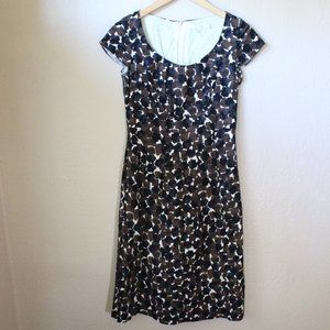 *SALE! 2/$22 or 3/$30* Boden Woven Texture Dress Women Size 4 Black Brown White